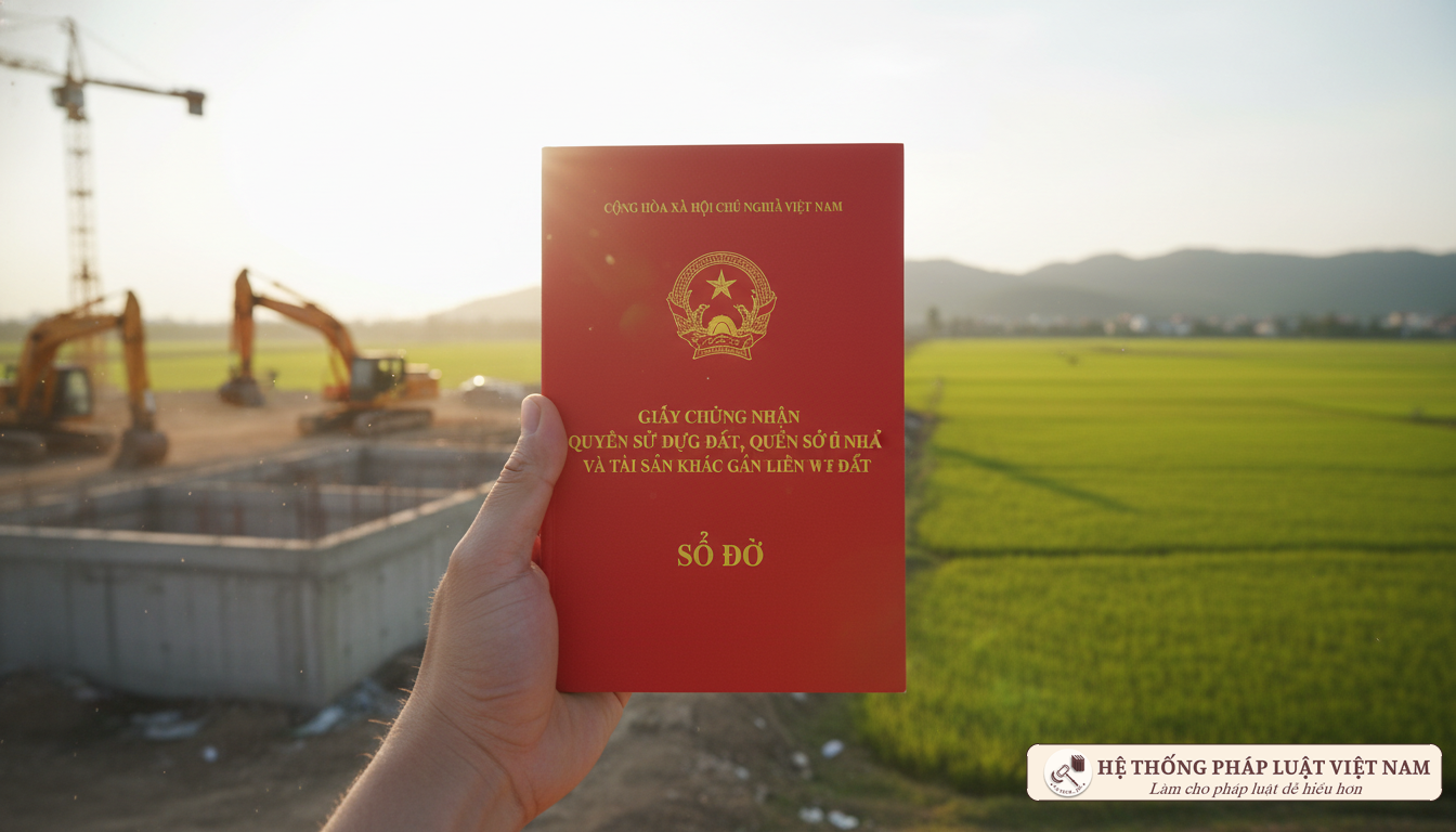 Thủ tục cấp sổ đỏ khi chuyển mục đích sử dụng đất