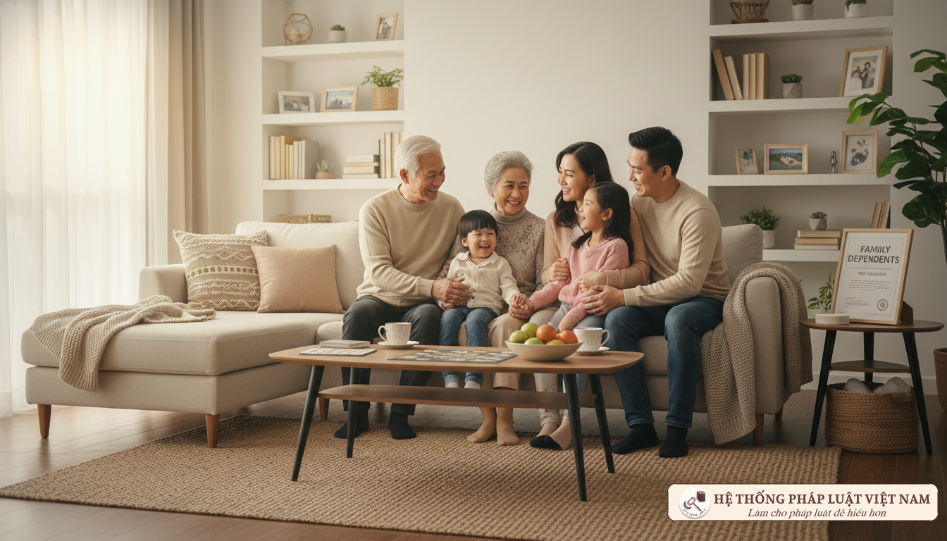 Gia đình Việt Nam hạnh phúc nhiều thế hệ