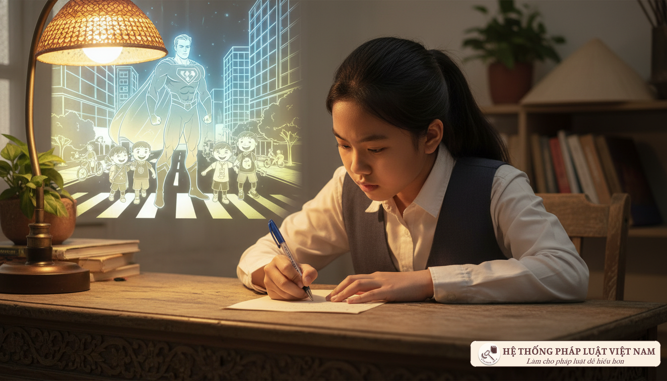 Bí quyết viết thư UPU lần thứ 52: Hóa thân siêu anh hùng bảo vệ trẻ em

