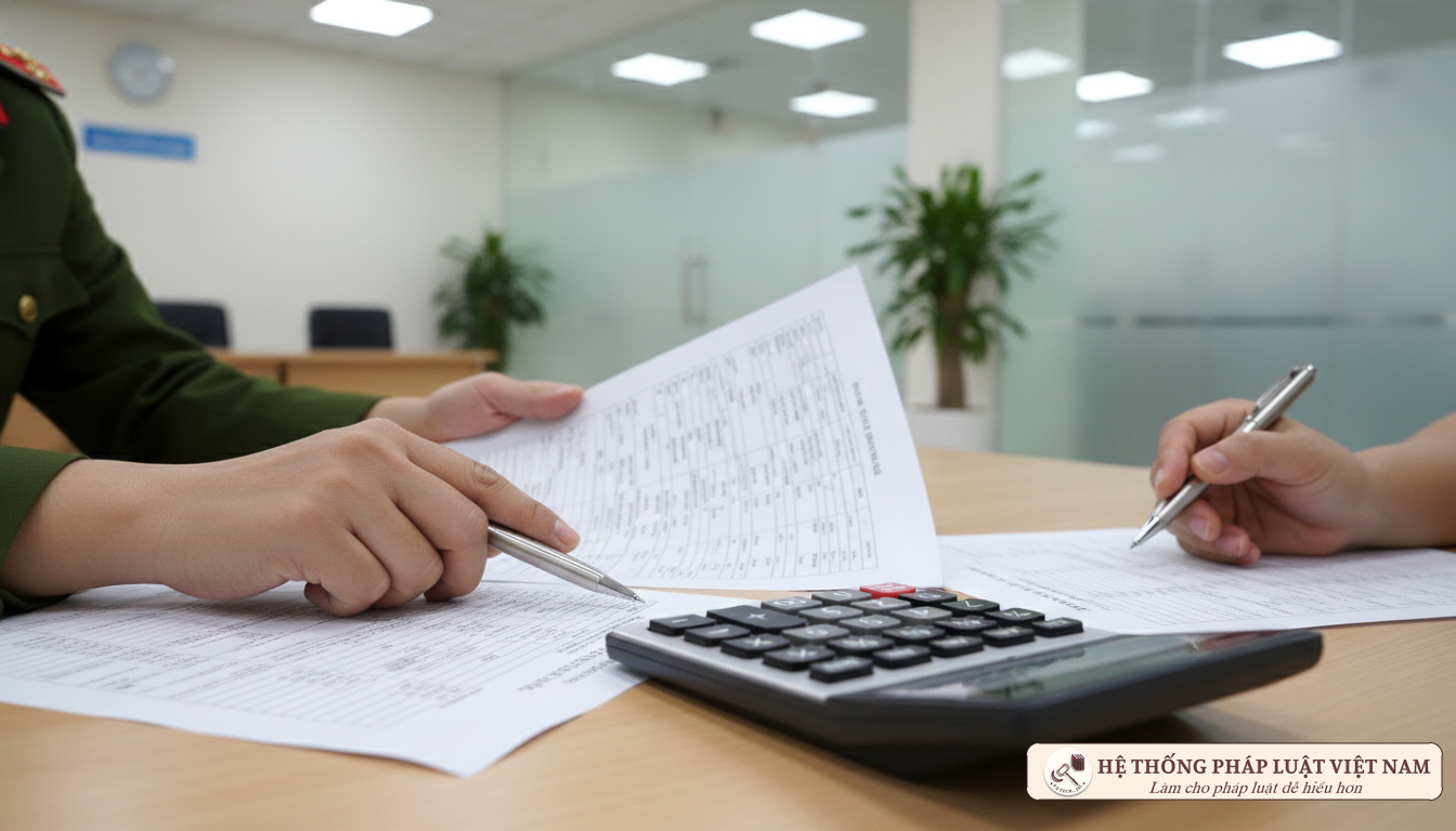 Cán bộ thuế hướng dẫn xác định doanh thu