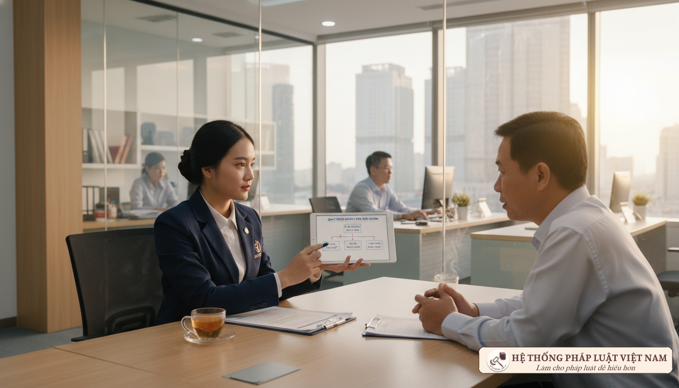 Nhân viên bảo hiểm tư vấn hoàn phí cho khách hàng