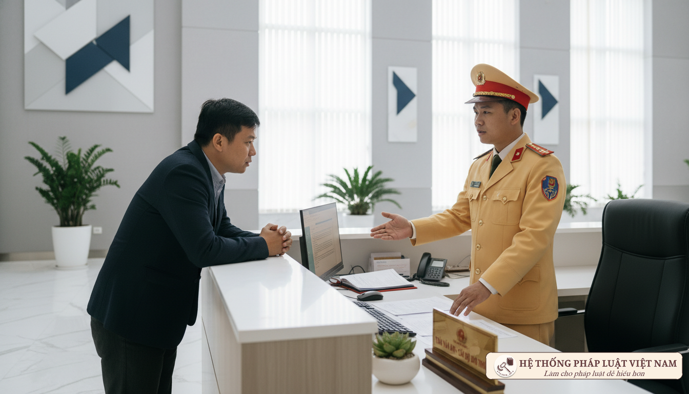 Cảnh sát giao thông hướng dẫn thủ tục phục hồi điểm GPLX