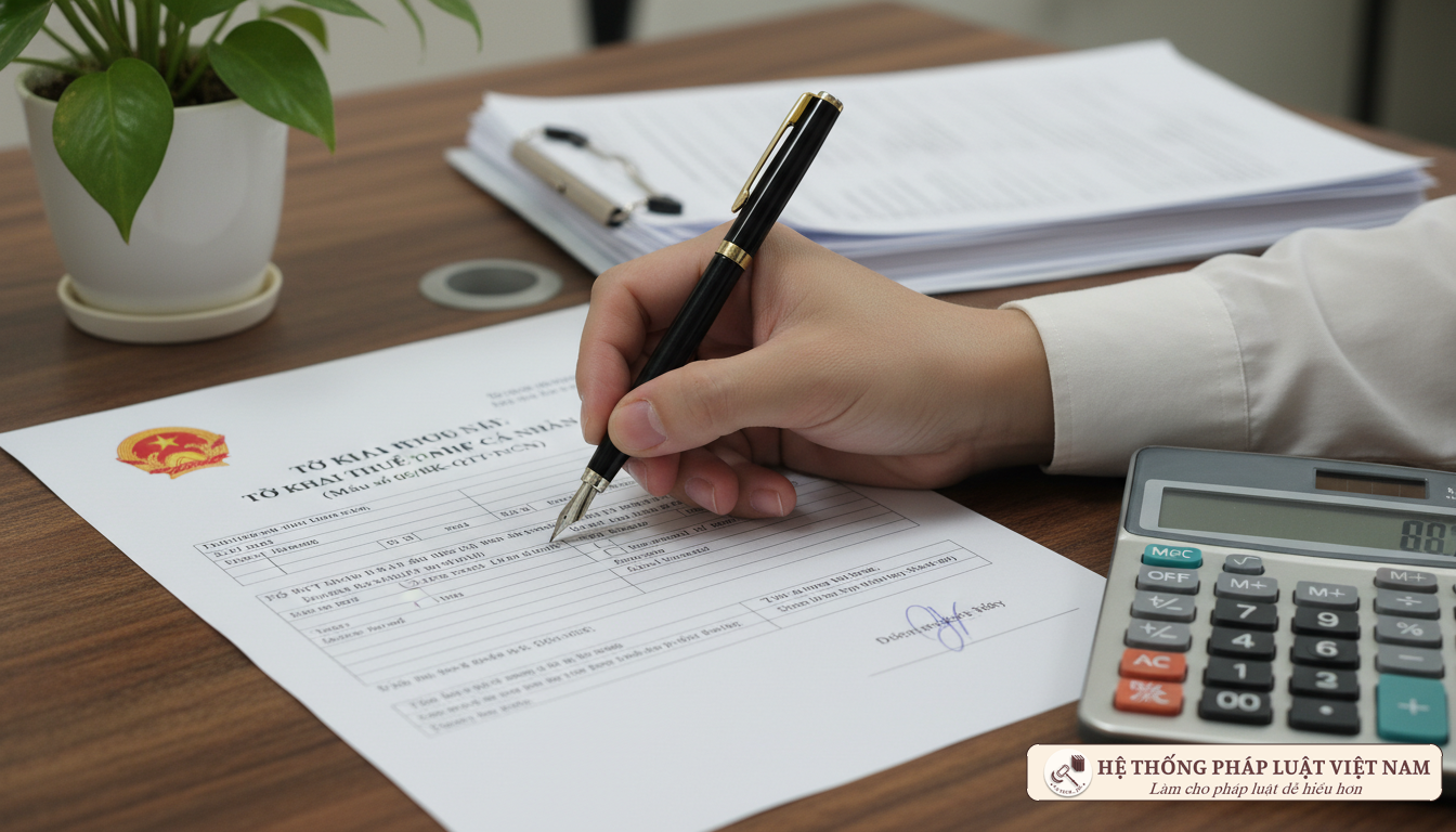 Ký xác nhận bảng kê quyết toán thuế TNCN