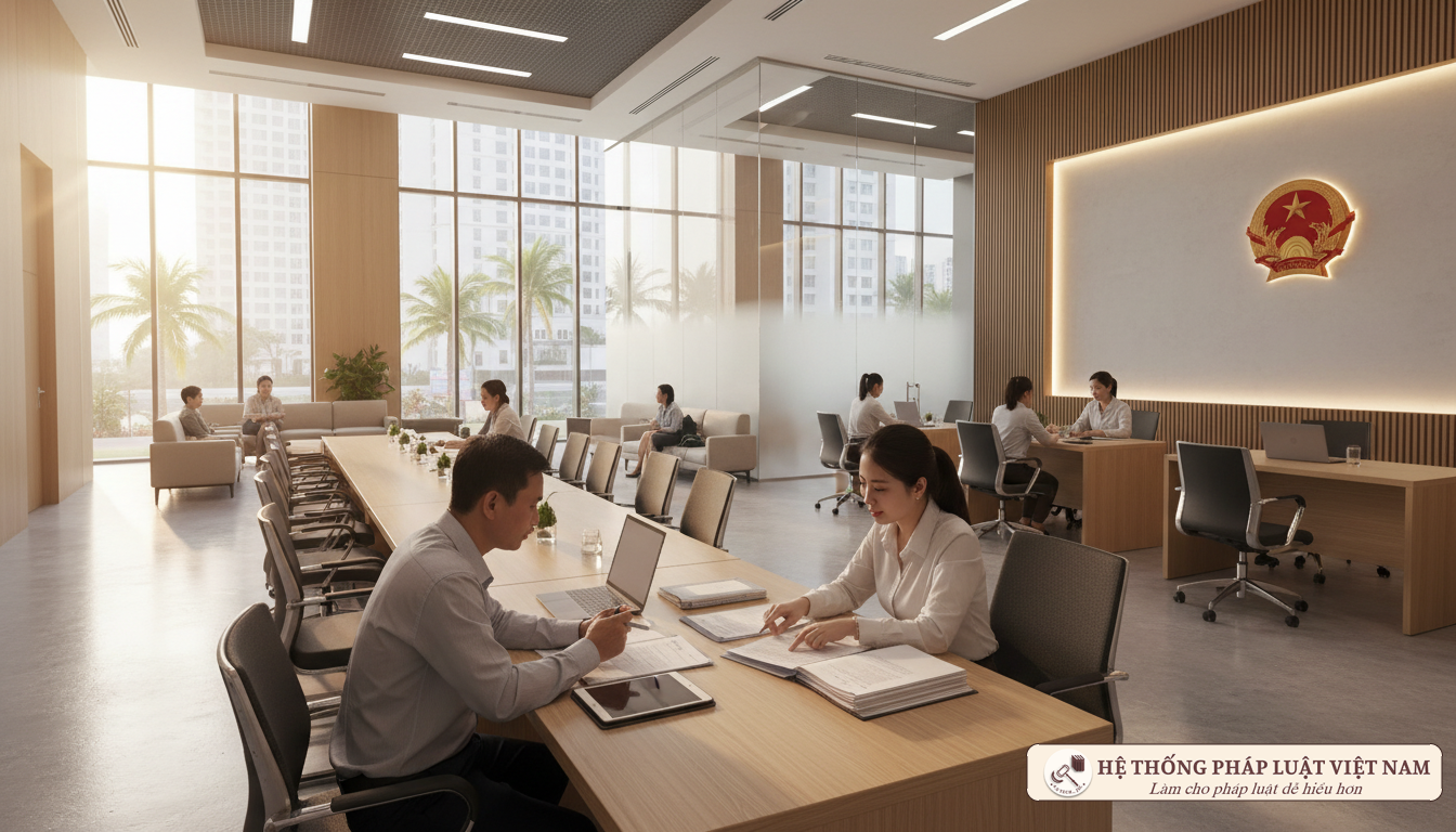 Cán bộ tư pháp hướng dẫn thủ tục khai sinh