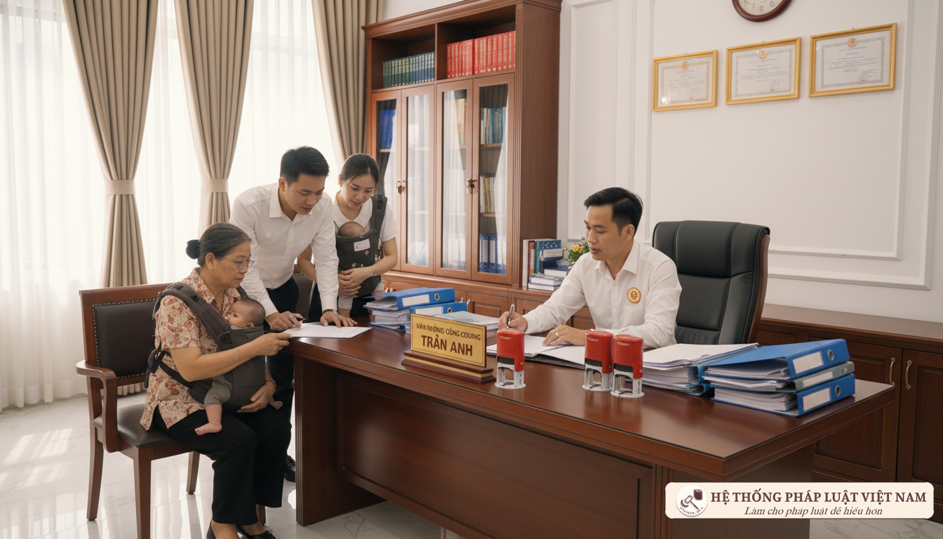 Thủ tục công chứng hợp đồng tặng cho đất đai