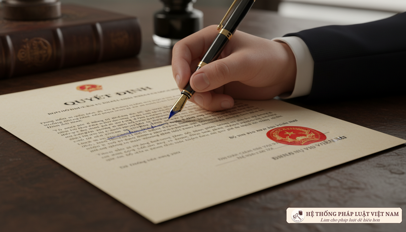 Ký ban hành Quyết định 1076/QĐ-BNV