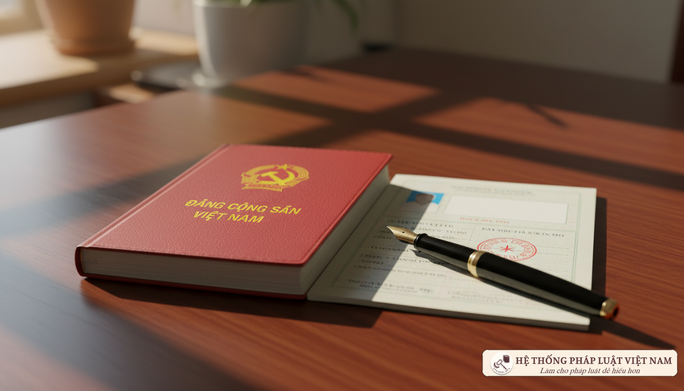 Thẻ Đảng viên và sổ tay Đảng viên