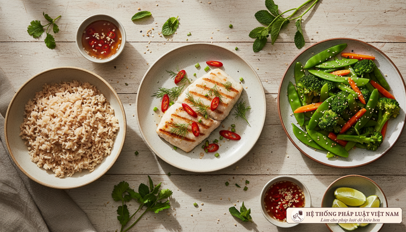 Bữa ăn lành mạnh chuẩn dinh dưỡng