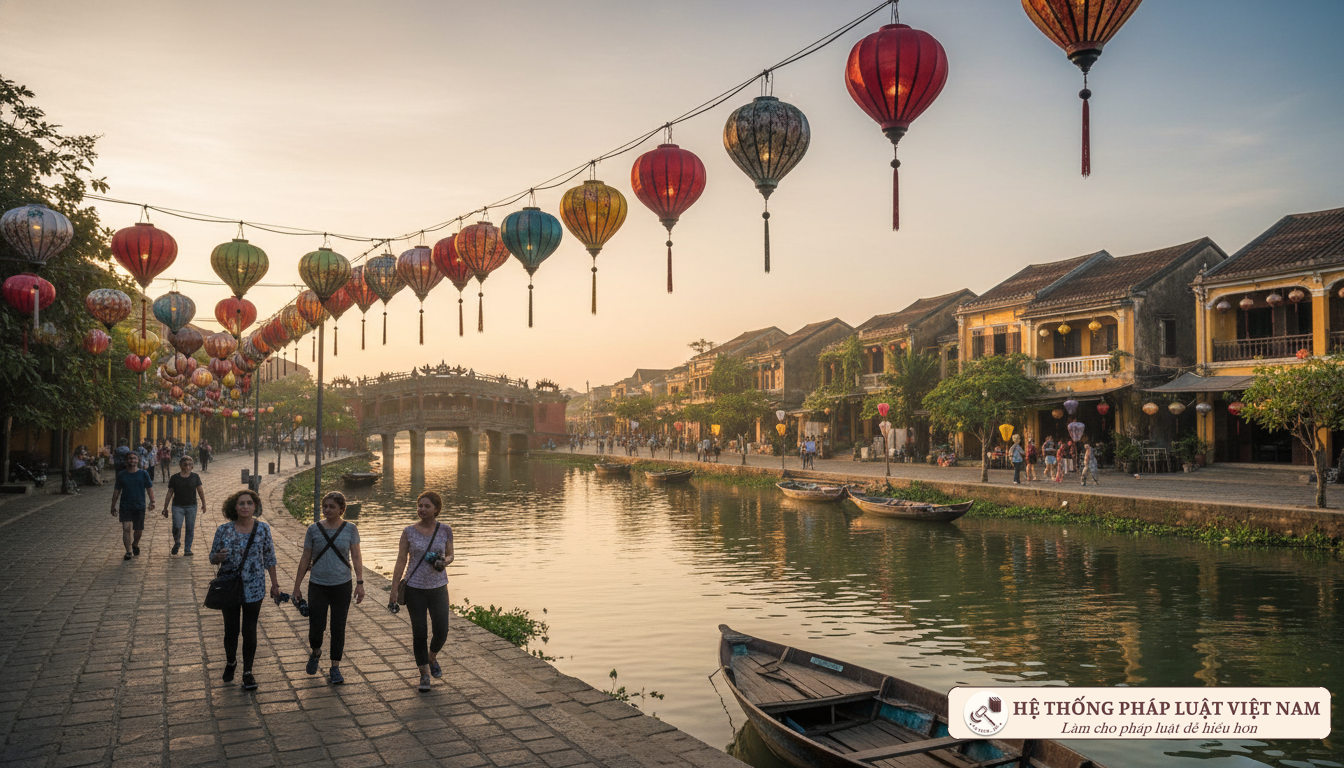 Phố cổ Hội An đón khách du lịch