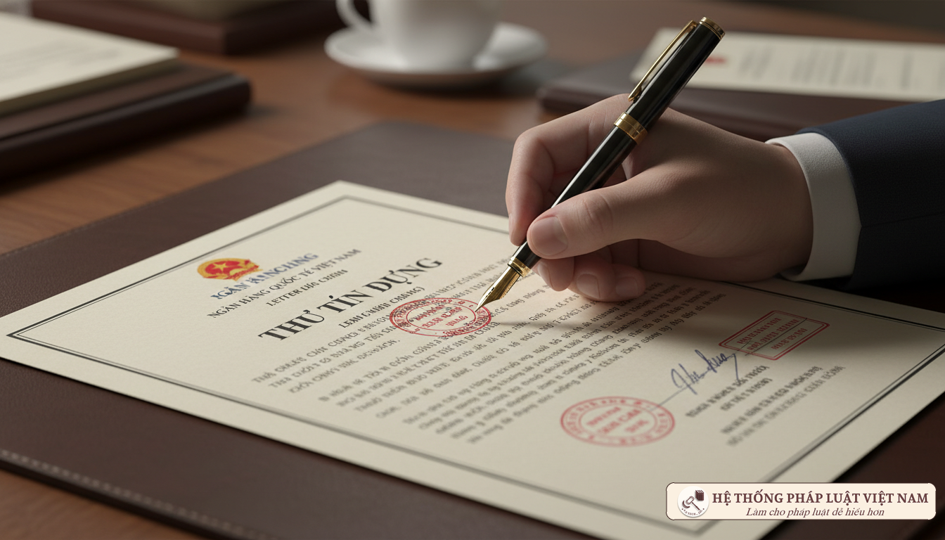 Ký kết chứng từ ngân hàng