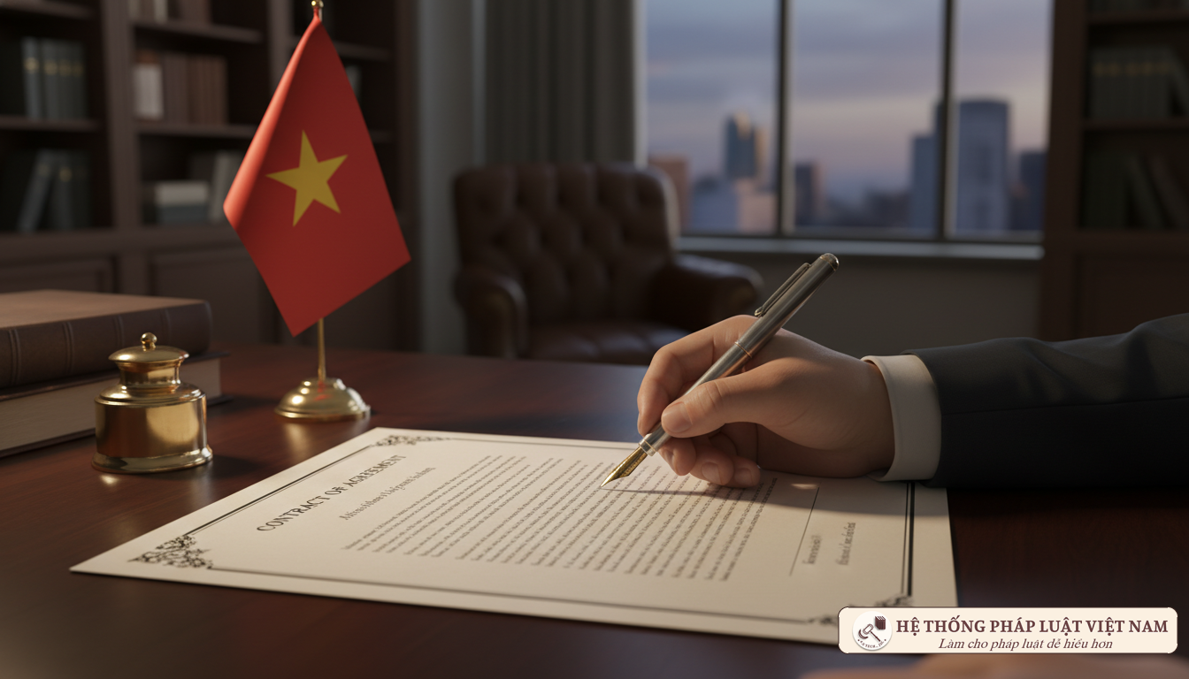 Ký kết văn bản pháp luật