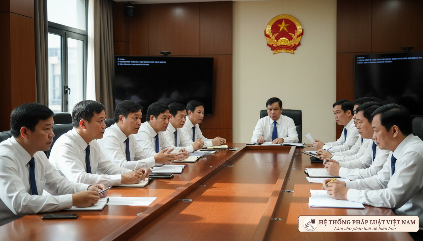Cán bộ công chức làm việc tại cơ quan nhà nước