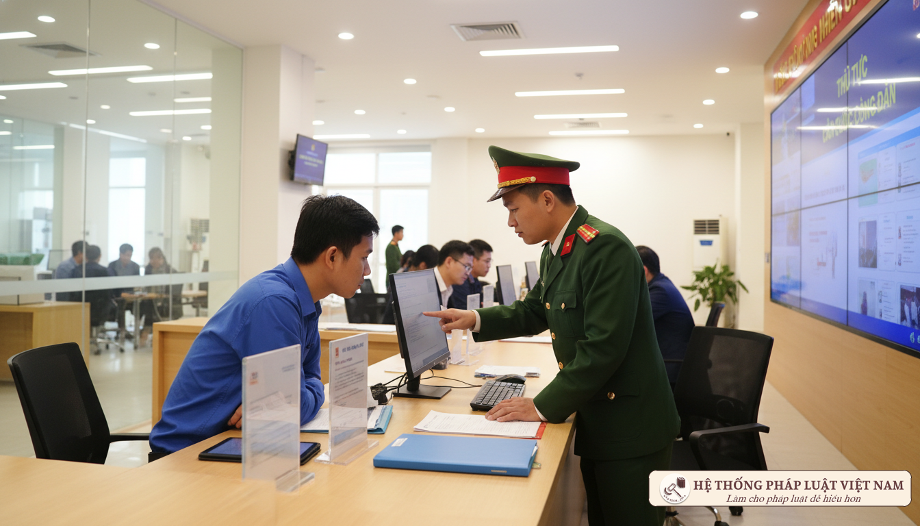 Thủ tục cấp đổi thẻ Căn cước tại cơ quan công an