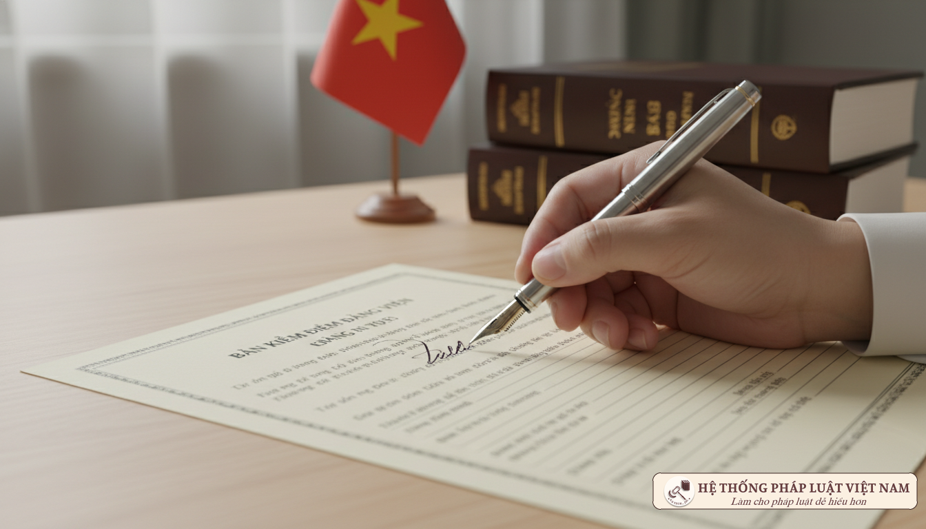 Đảng viên tập trung hoàn thiện bản kiểm điểm cá nhân cuối năm