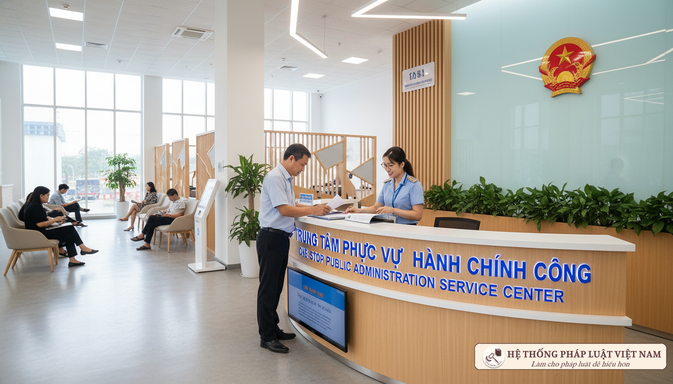 Hướng dẫn thủ tục hành chính tại bộ phận một cửa