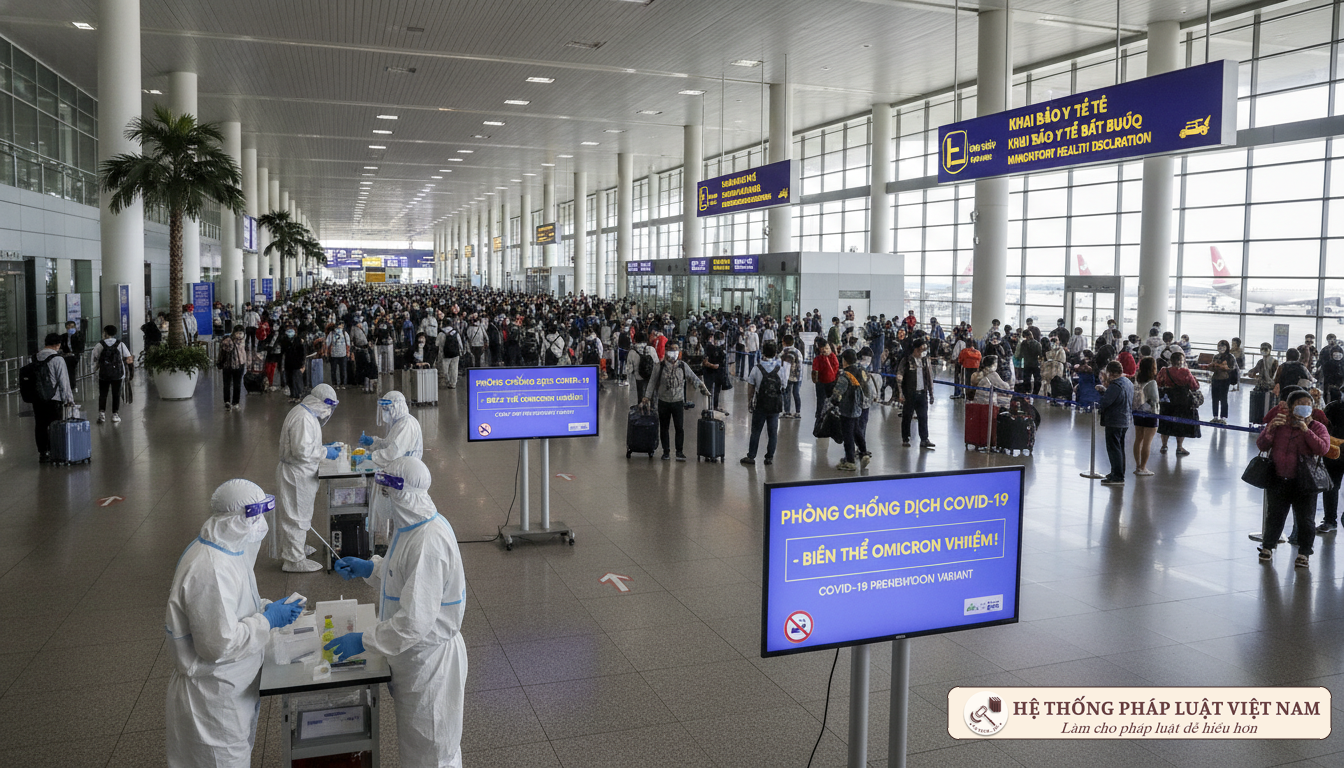 Kiểm soát dịch bệnh tại sân bay quốc tế cuối năm 2021