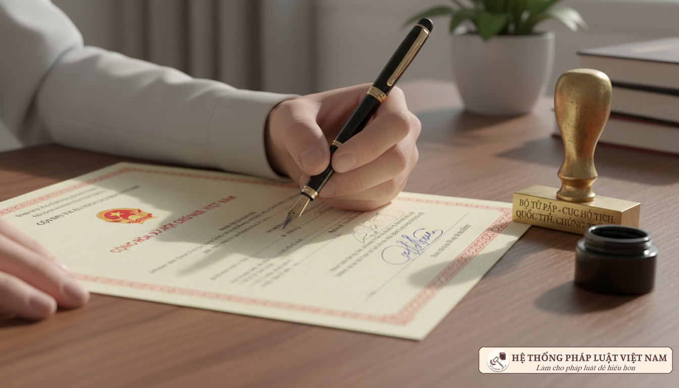 Mẫu giấy khai sinh Việt Nam