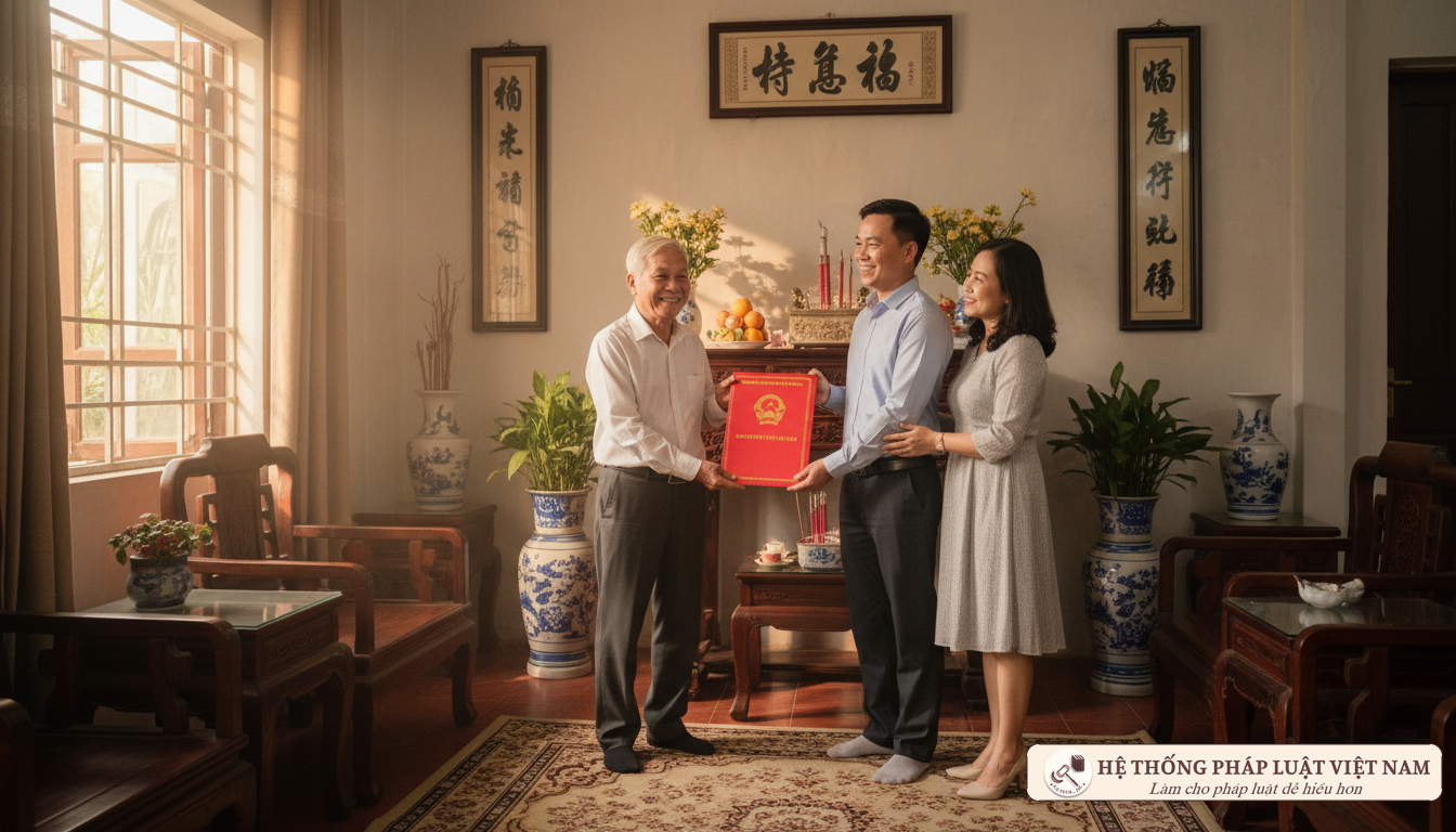Cha mẹ tặng cho con nhà đất: Bí kíp để được miễn 100% thuế và lệ phí năm 2019
