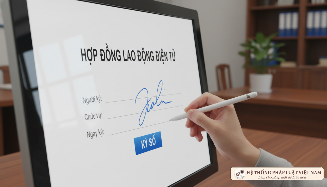 Chữ ký số trên văn bản điện tử