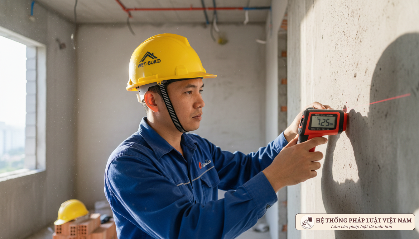 Đo đạc diện tích thông thủy căn hộ