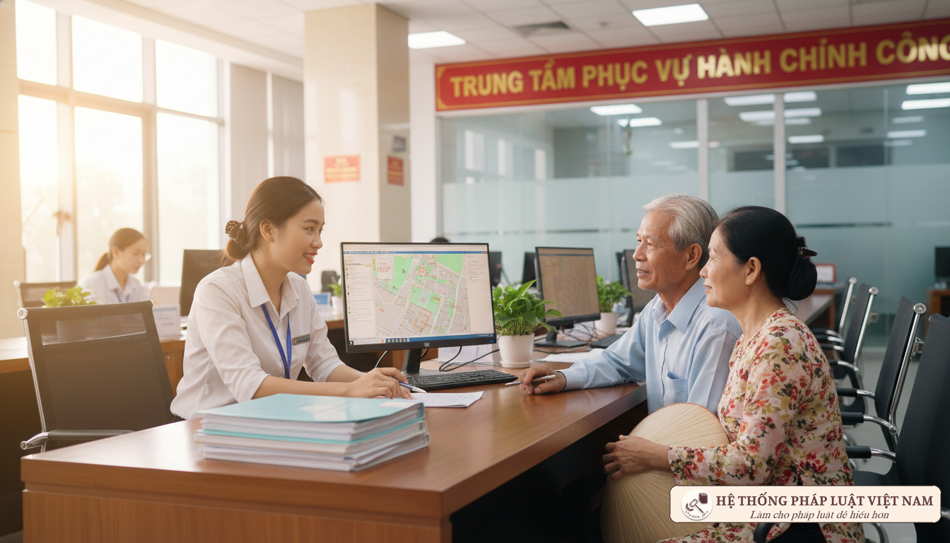 Thủ tục hành chính đất đai tại bộ phận một cửa