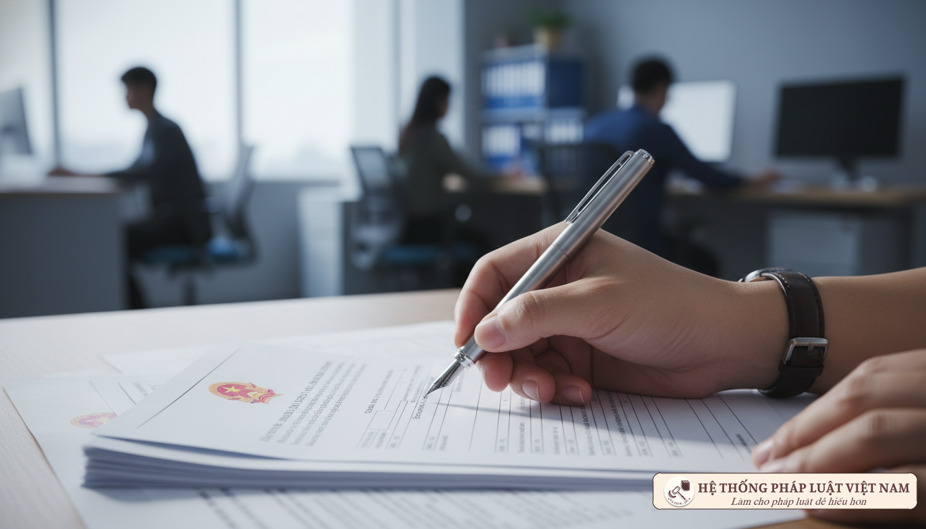 Ký hồ sơ khai thuế đúng hạn