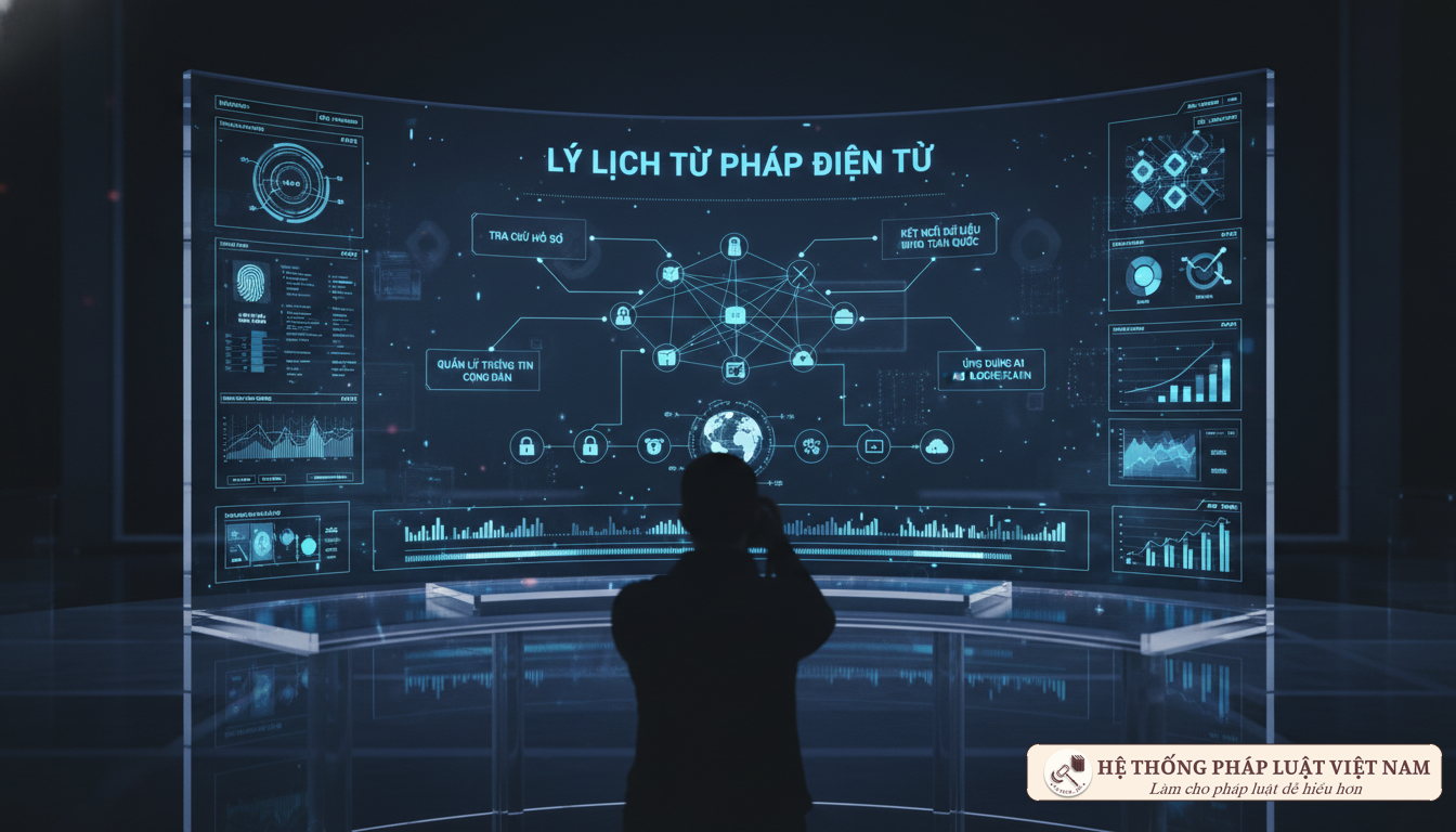 Hệ thống dữ liệu lý lịch tư pháp hiện đại