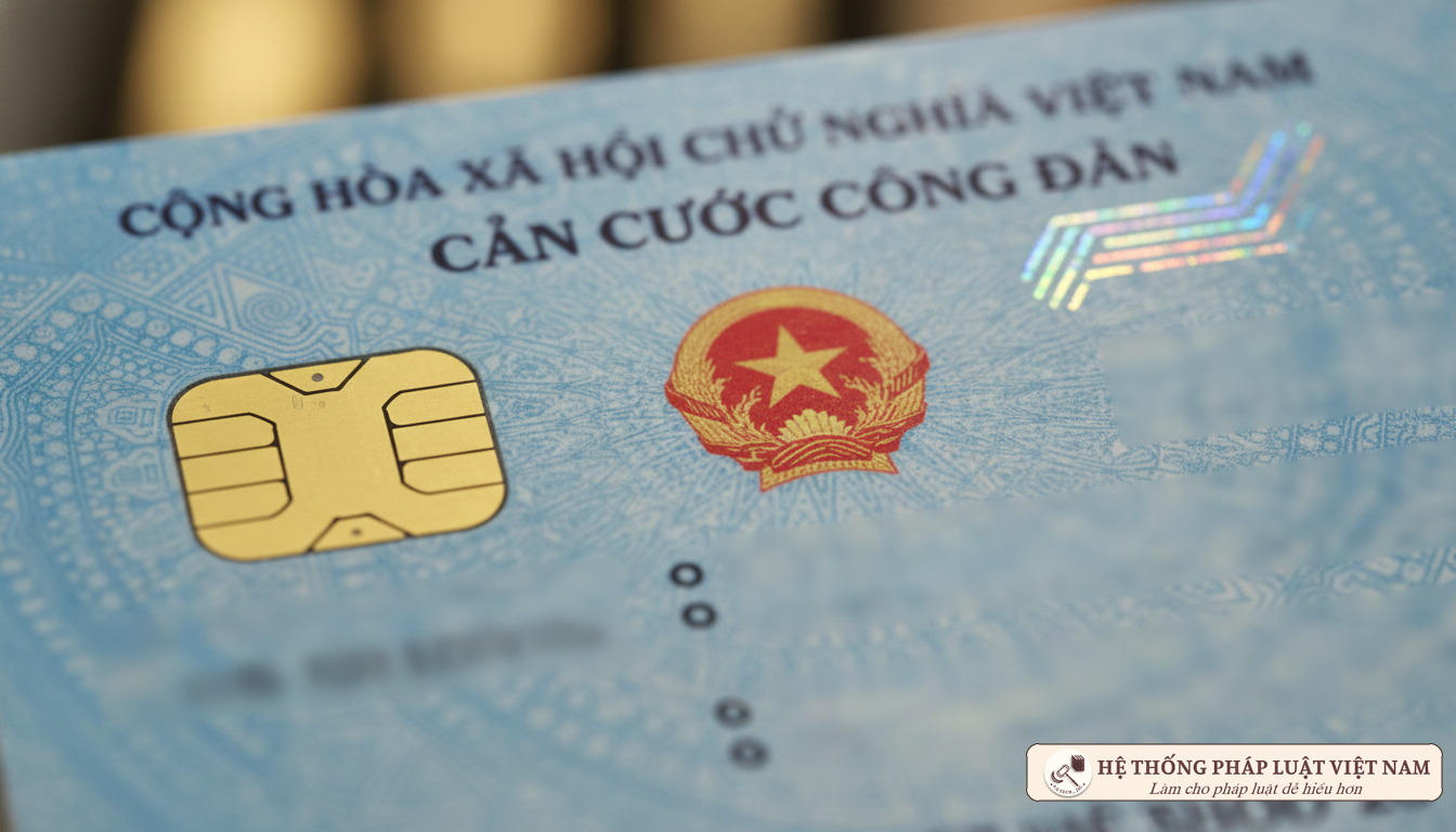 Cận cảnh chip điện tử trên thẻ CCCD mới