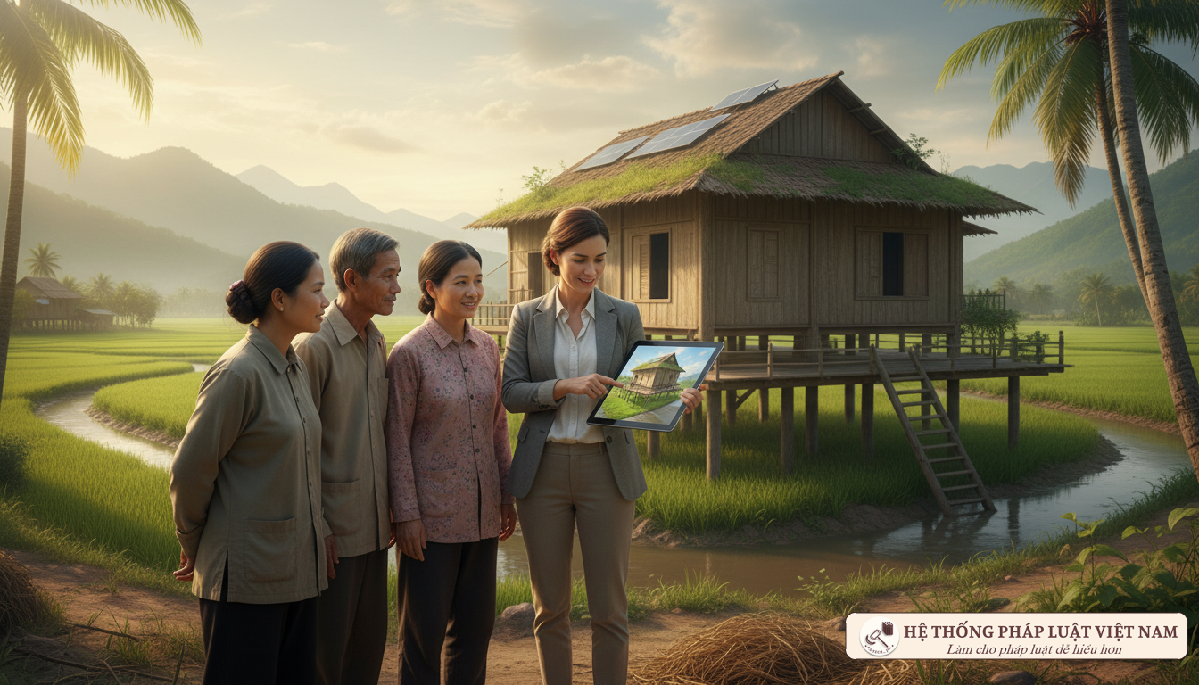 Kiến trúc sư tư vấn thiết kế nhà chống lũ
