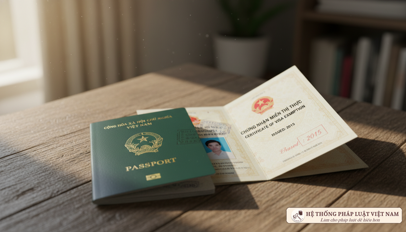 Giấy miễn thị thực và hộ chiếu Việt Nam