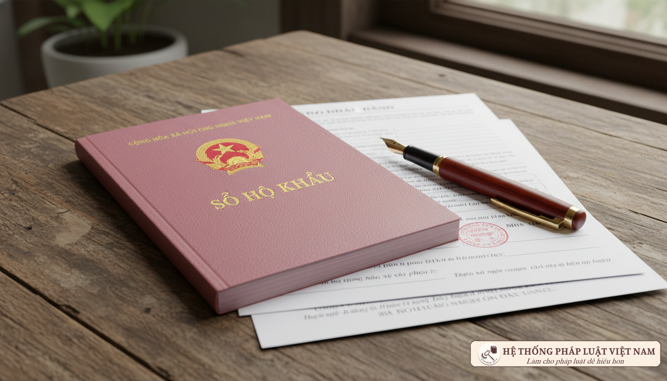 Mẫu Sổ hộ khẩu giấy sử dụng năm 2020