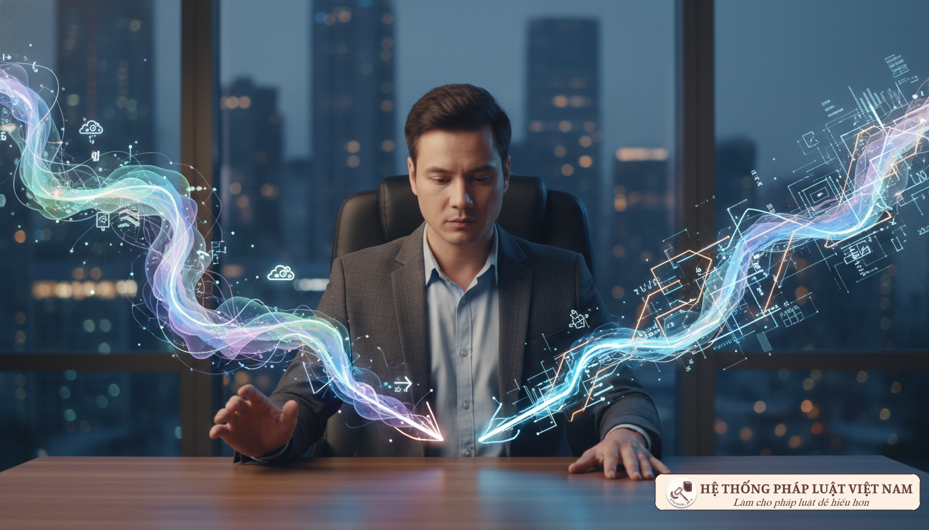 Người đàn ông suy nghĩ về sự lựa chọn chủ quan và khách quan