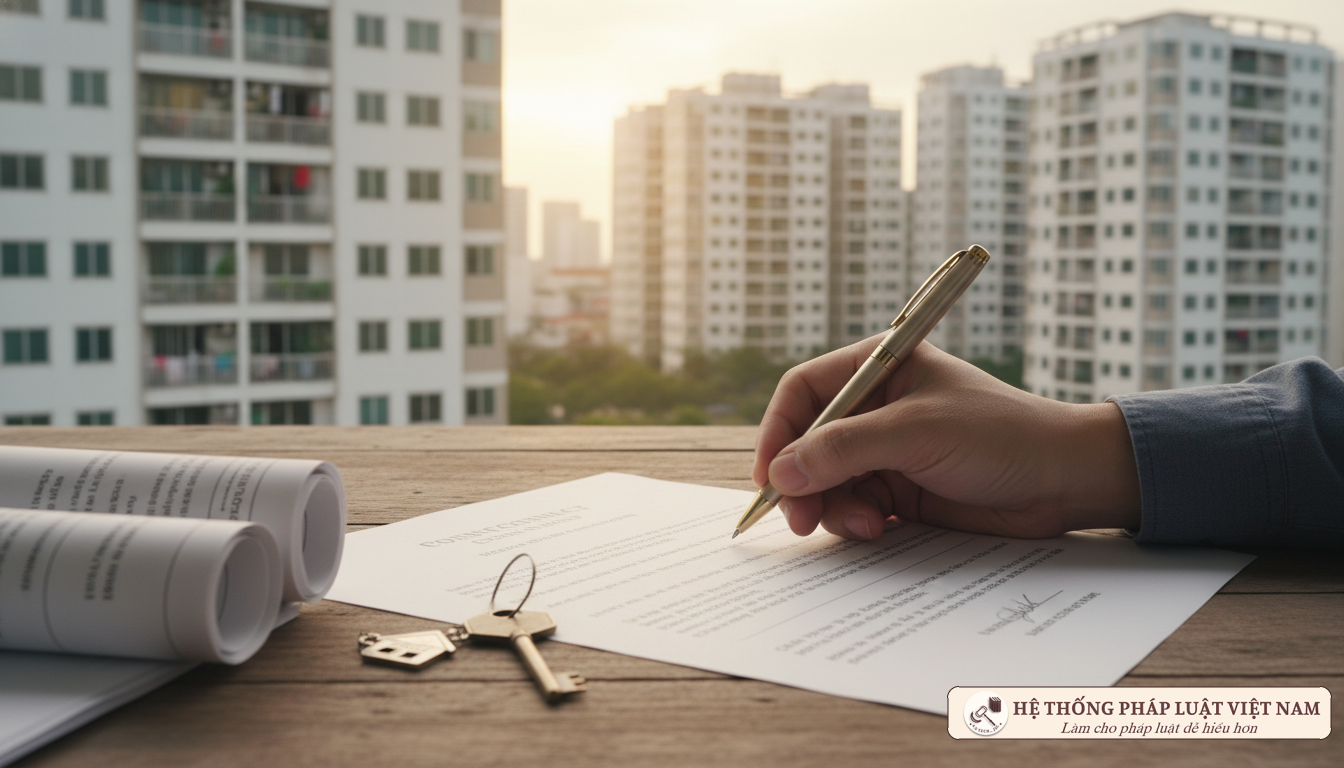 Ký kết hợp đồng mua bán chung cư