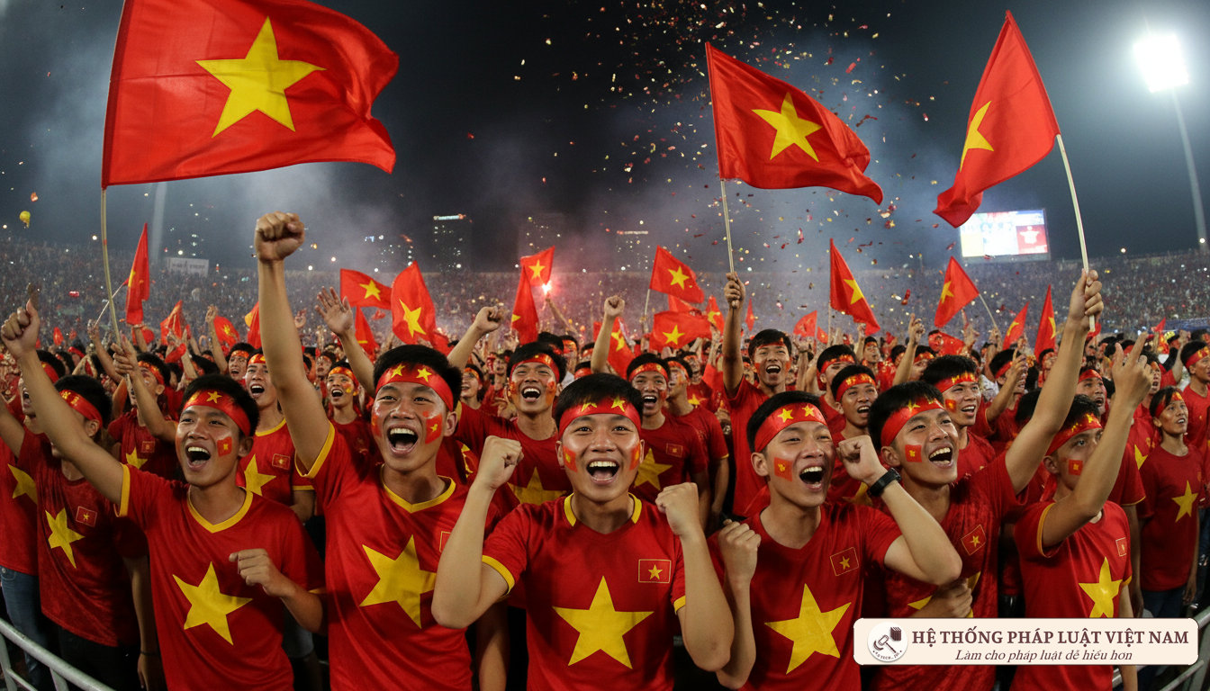 Cổ động viên Việt Nam AFF Cup 2018