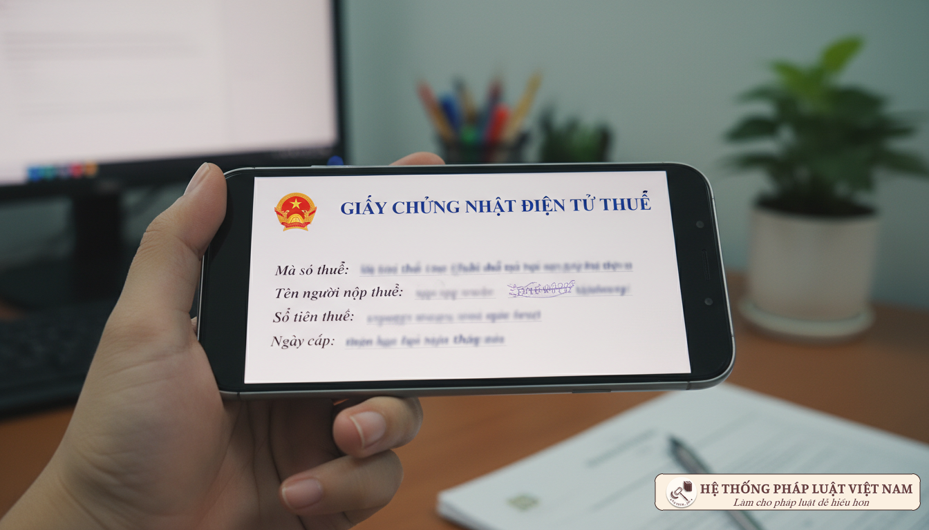 Tra cứu chứng từ thuế TNCN điện tử trên smartphone