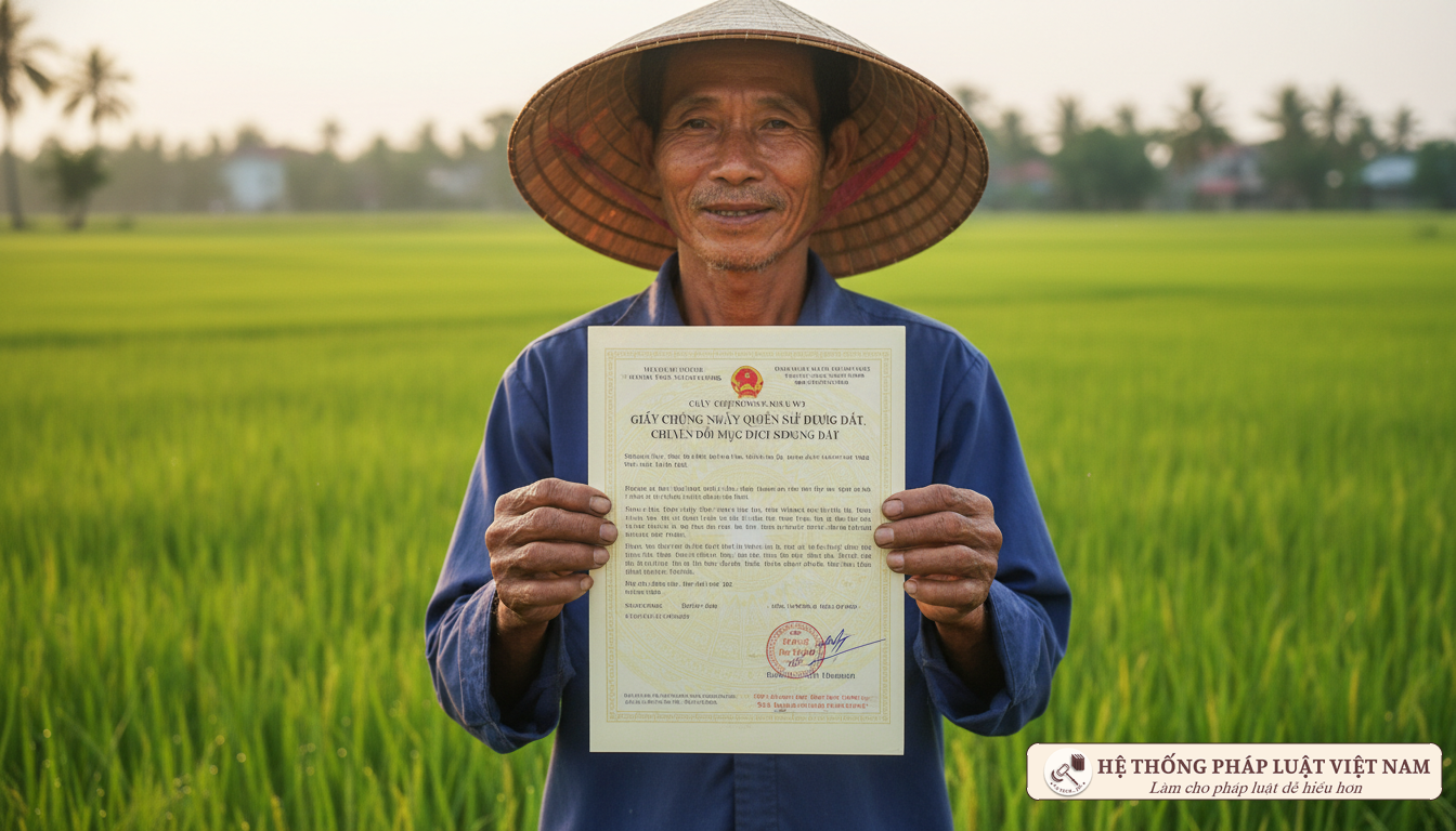 Nông dân đăng ký chuyển đổi đất lúa