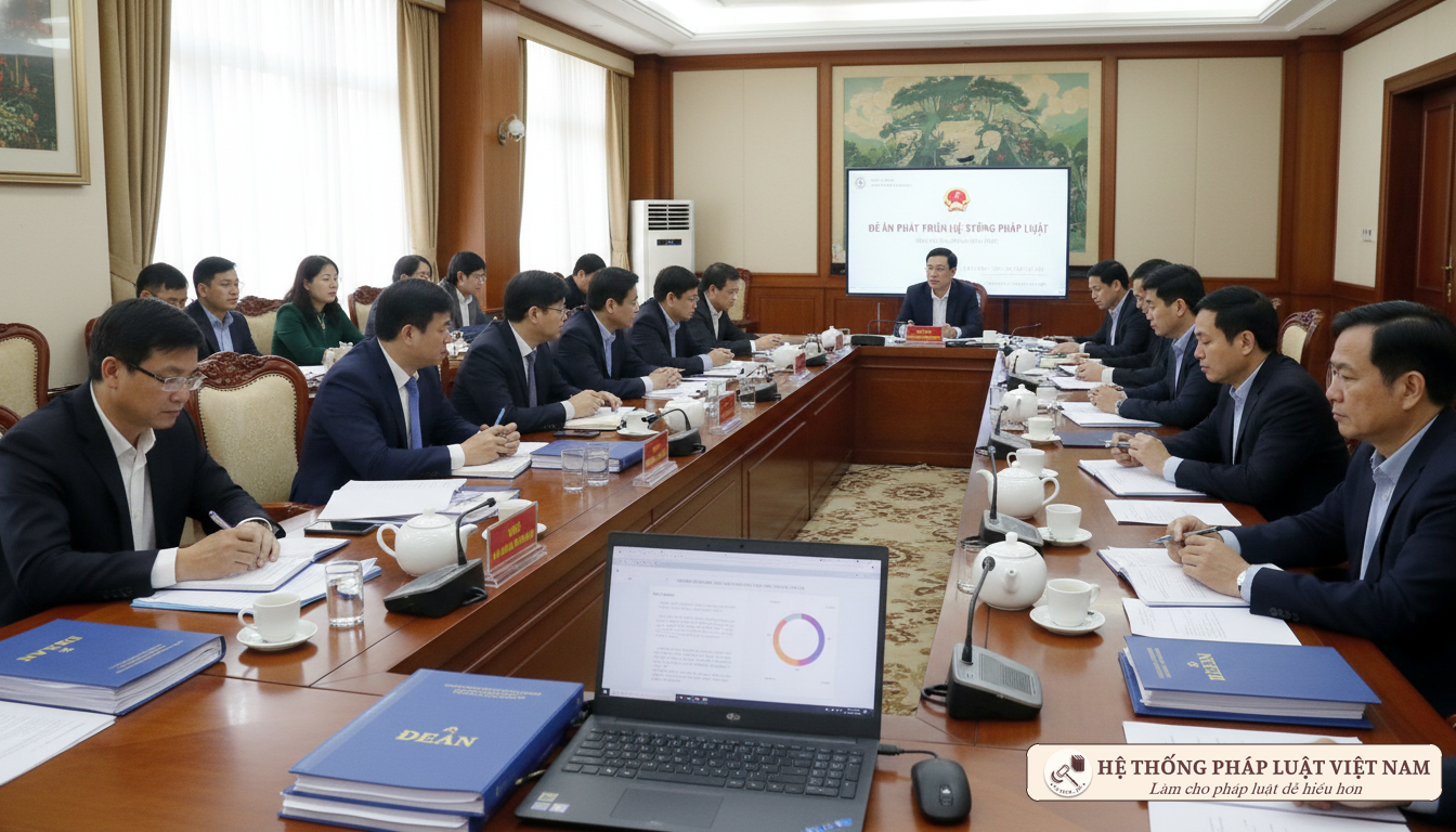 Họp bàn về đề án chuyển đổi phòng công chứng