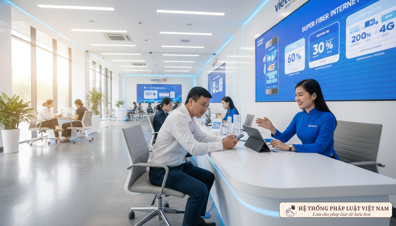 Tư vấn chuyển mạng giữ số tại trung tâm viễn thông