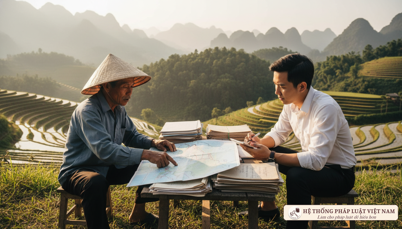 Tư vấn pháp luật về đất đai tại khu vực miền núi