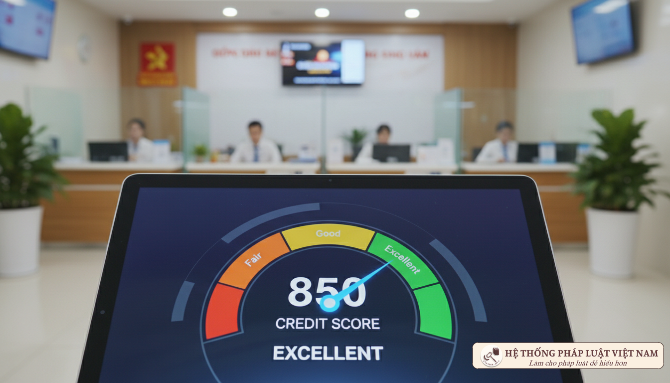 Biểu đồ điểm tín dụng CIC