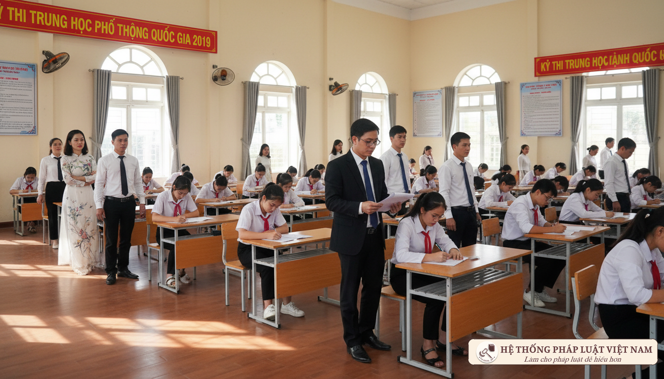 Cán bộ thanh tra thi làm nhiệm vụ