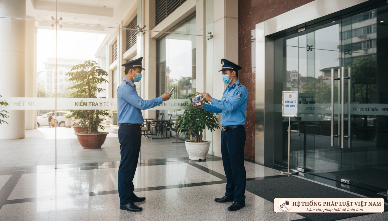 Kiểm tra quét mã QR phòng dịch
