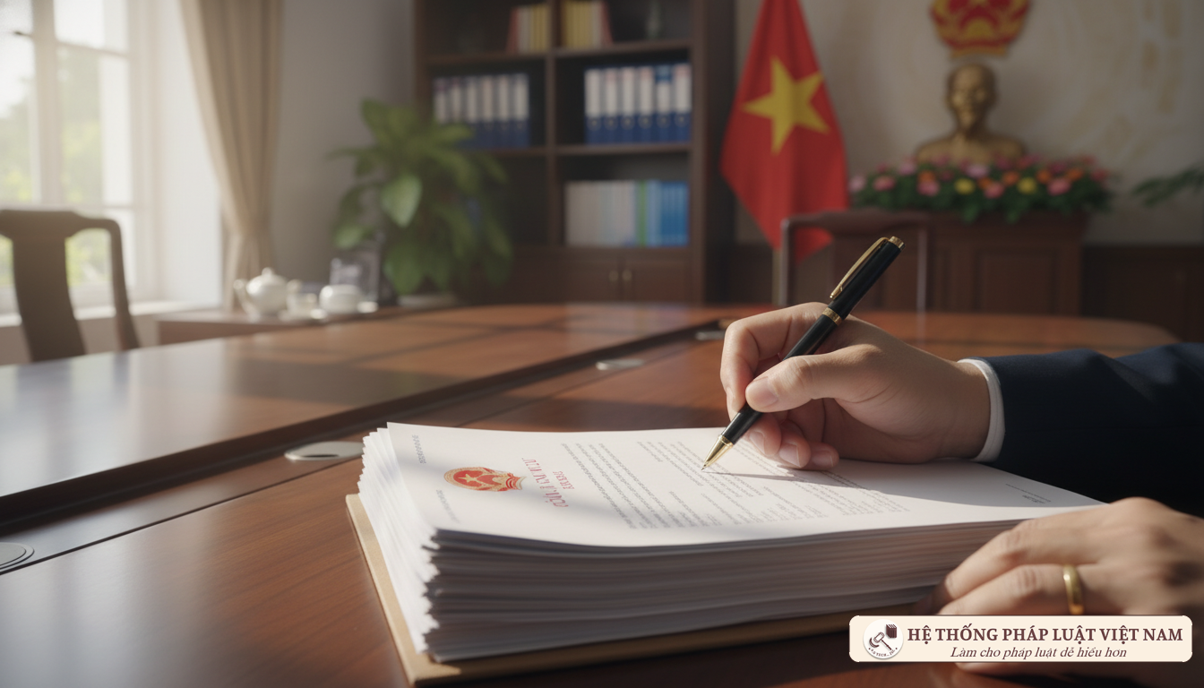 Ký hồ sơ hành chính tại cơ quan nhà nước Việt Nam