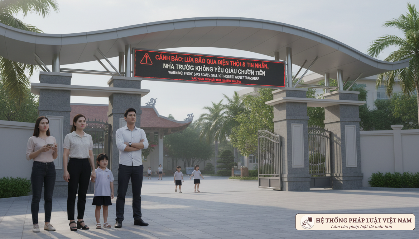 Cảnh báo lừa đảo tại trường học