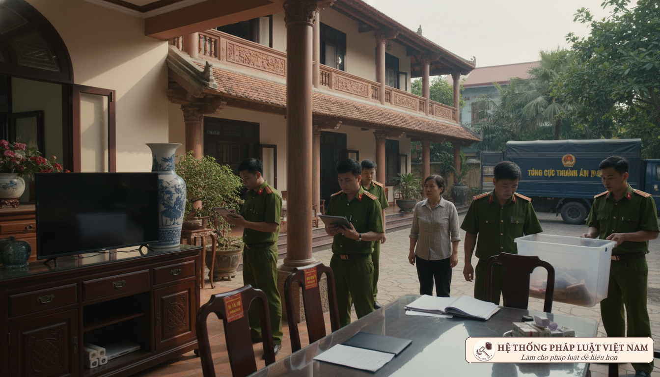 Cưỡng chế kê biên tài sản thi hành án dân sự