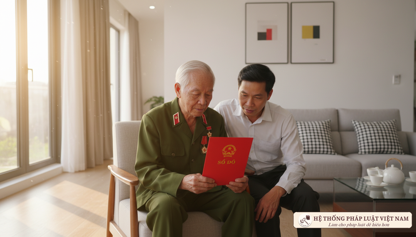 Con thương binh và chính sách miễn giảm tiền sử dụng đất
