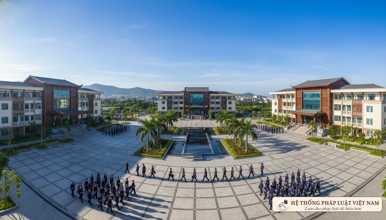 Môi trường đào tạo Công an nhân dân