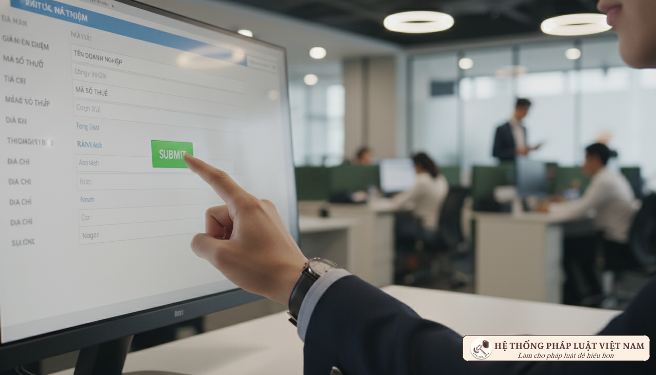 Quy trình nộp hồ sơ đăng ký hóa đơn điện tử