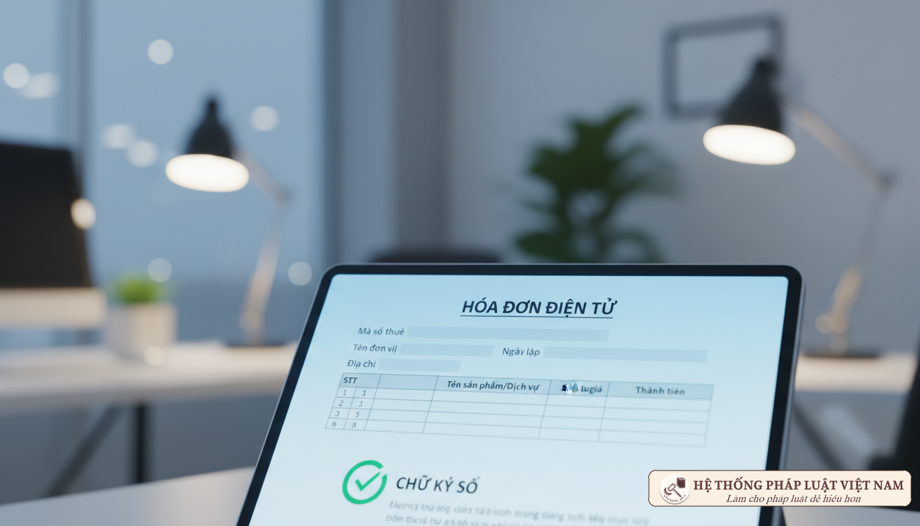 Mẫu hóa đơn điện tử hiện đại
