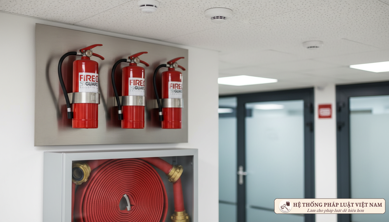 Các thiết bị chữa cháy thông dụng tại doanh nghiệp